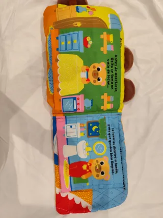 Almohada Bebé - Libro Tela Osito