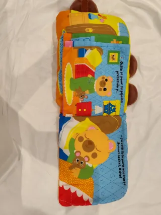 Almohada Bebé - Libro Tela Osito