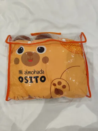 Almohada Bebé - Libro Tela Osito