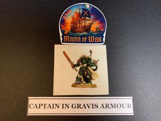 Captain in Gravis Space Marines Warhammer 40k