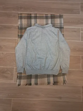 Sudadera Ralph Lauren Media Cremallera Gris M