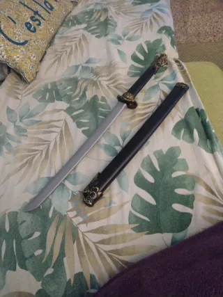 Espada ninja de juguete con funda