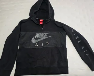 Sudadera Nike Air Negra Media Cremallera 12-13 año