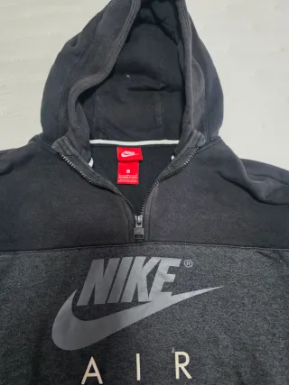 Sudadera Nike Air Negra Media Cremallera 12-13 año