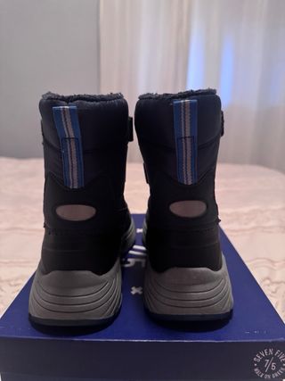 Botas Nieve Niño Negras y Azules