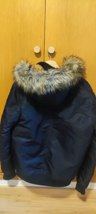 Oferton!!Chaqueta Celio azul marino con capucha