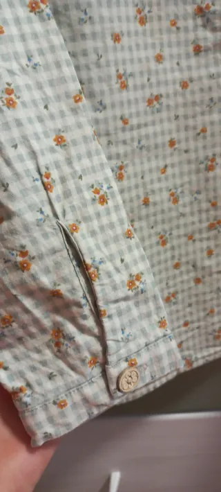 Polera niño estampado floral