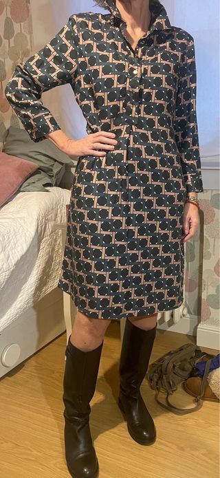 Vestido Vilagallo Talla 40/42 Estampado