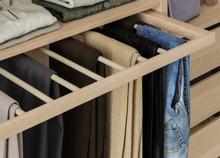 Pantalonero extraíble roble KOMPLEMENT IKEA