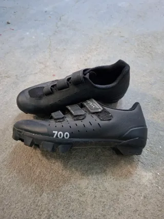 Zapatillas Ciclismo MTB 39 Mujer y pedales mixtos