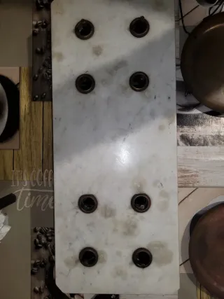 Báscula Vintage Mármol Bronce