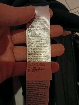 Jersey Levi's Negro Talla XXXL