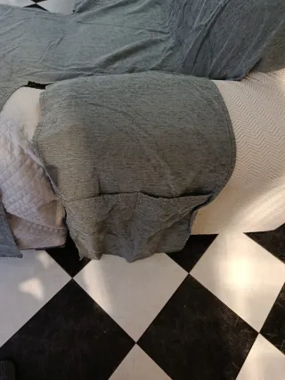 Funda Chaise Longue Gris 4 plazas