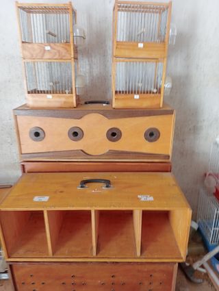 Jaulas y transportín para pájaros