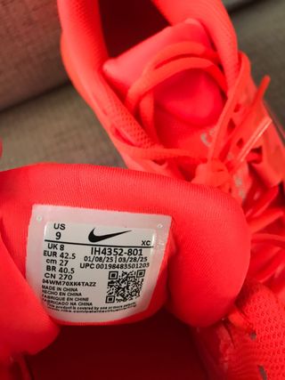 Zapatillas Tenis Nike Naranja Nuevas