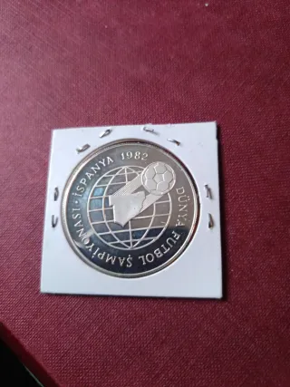 Moneda 500 Lira Plata Turquía 1982