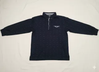 Polo niño manga larga estampado