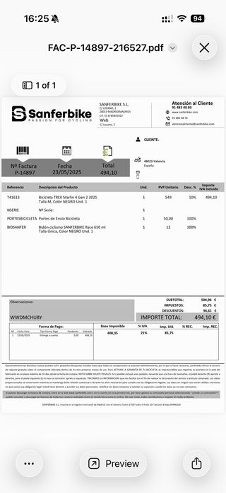TREK MARLIN 4 Gen 2 2025 Size M