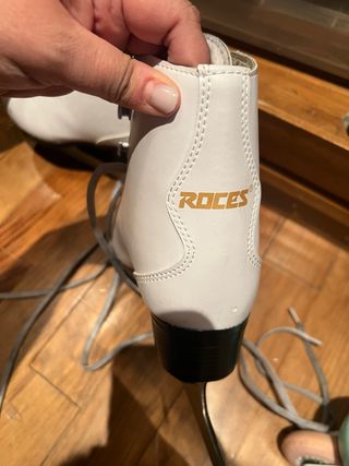 Patines de hielo Roces blancos