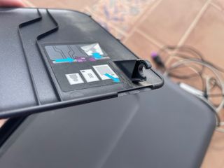 Impresora HP Gris y Morado