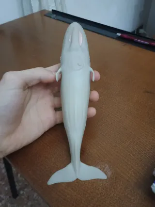 Capodoglio in resina bianco