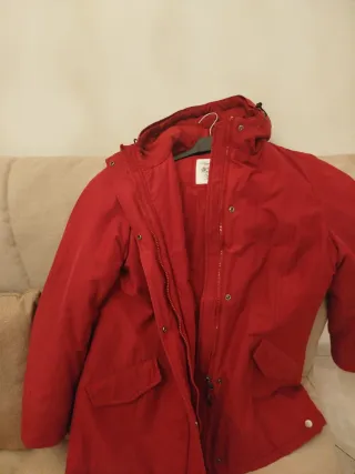 Giaccone donna rosso