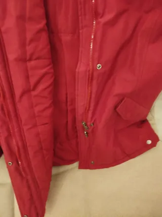 Giaccone donna rosso