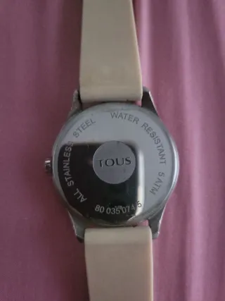 Reloj Tous Analógico Dorado y Rosa