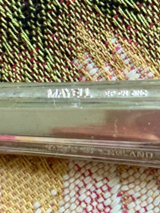 Pala pastel cubierto metal plateado