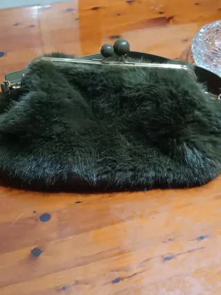 Borsetta pelliccia ecologica Kassandra