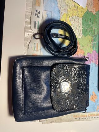 Bolso bandolera azul