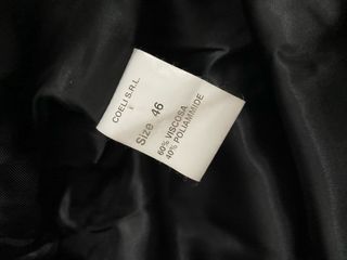 Giacca blazer donna velluto nera taglia 46