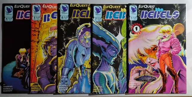ELFQUEST THE REBELS USA 1995 (5 Comics) #4 al #8
