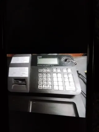Caja Registradora Casio con rollo