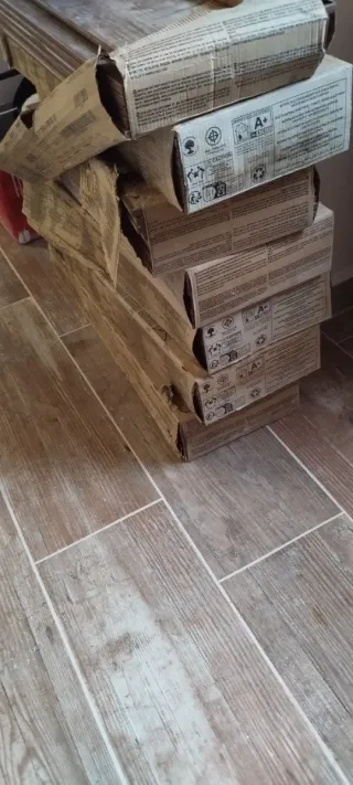 Baldosas estilo parquet madera