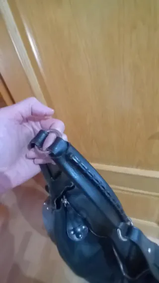 Bolso de piel Furla negro