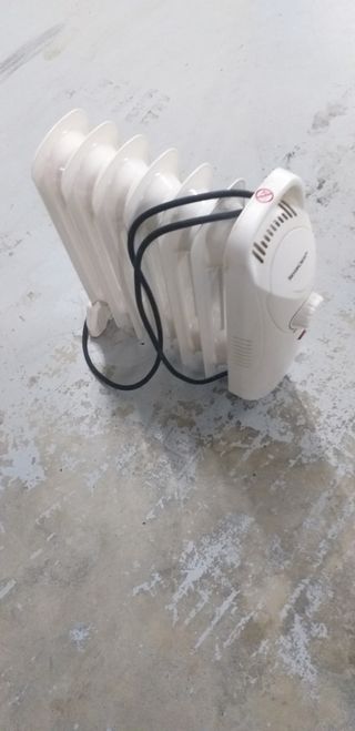 Radiador eléctrico Silvercrest es pequeño