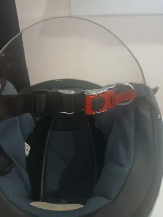 Casco Moto HJC Negro con Visera