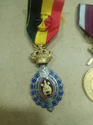Medallas Mérito Trabajo Belgas