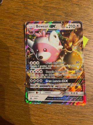 Carte Pokémon GX Bewear, Tapu Bulu, Umbreon, Espeo