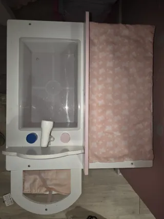 Conjunto bebé muñeca de madera