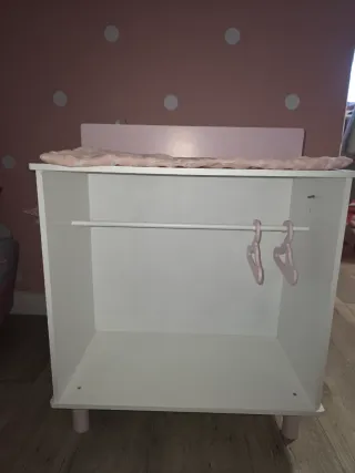 Conjunto bebé muñeca de madera