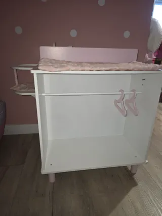 Conjunto bebé muñeca de madera