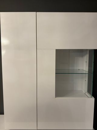 Módulo de 150cm blanco y cristal