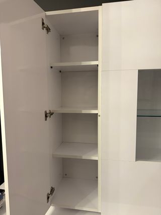 Módulo de 150cm blanco y cristal