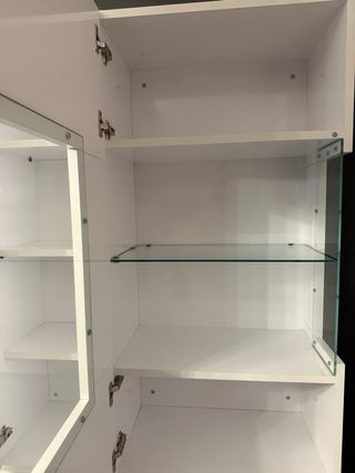 Módulo de 150cm blanco y cristal