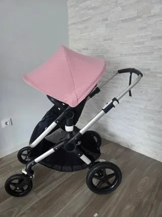 Bugaboo Fox Silla de Paseo Negra y Rosa