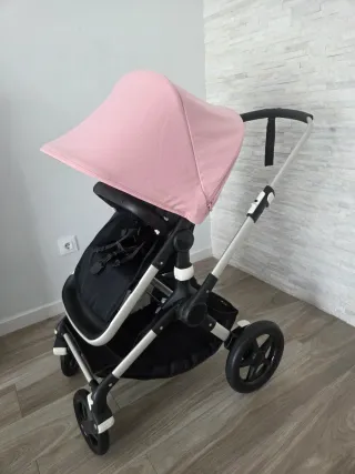 Bugaboo Fox Silla de Paseo Negra y Rosa