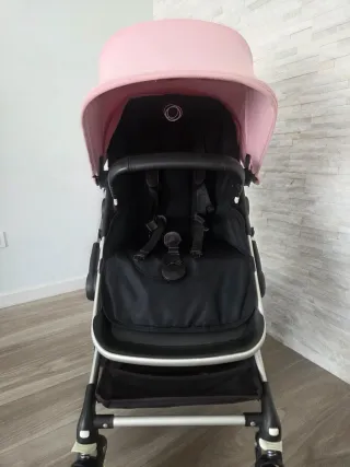 Bugaboo Fox Silla de Paseo Negra y Rosa