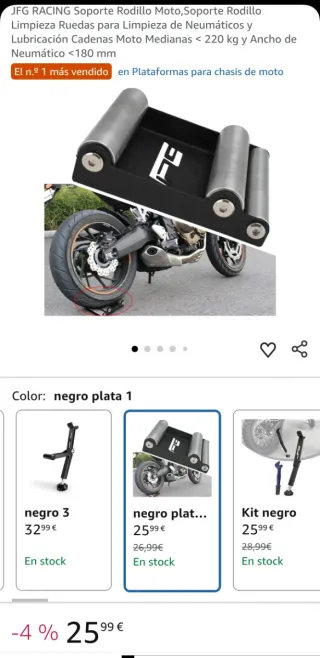 Soporte de rodillos JFG